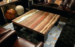 Элитная мебель из окаменелого дерева